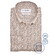 Ledûb Fantasu Small Stripes Pattern Button-Down Easy-Iron Overhemd Lichtbruin-Oranje