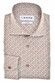 Ledûb Fantasy Abstract Pattern Easy-Iron Cotton Overhemd Licht Bruin