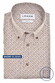 Ledûb Fantasy Circle Star Dot Pattern Short Sleeve Button-Down Shirt Light Brown