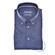 Ledûb Faux-Uni Button-Down Short Sleeve Linnen Cotton Overhemd Donker Blauw