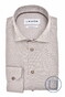 Ledûb Fine Fantasy Pattern Comfort Fabric Blend Overhemd Licht Bruin