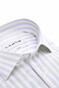 Ledûb Fine Jersey Striped Stretch Overhemd Licht Blauw