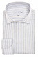 Ledûb Fine Jersey Striped Stretch Overhemd Licht Blauw