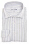 Ledûb Fine Jersey Striped Stretch Shirt Light Blue