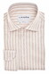 Ledûb Fine Jersey Striped Stretch Shirt Sand