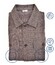 Ledûb Herringbone Flanel Overshirt Donker Bruin