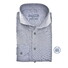 Ledûb Knitted Slim-Fit Sophistication Overhemd Midden Blauw Melange