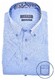 Ledûb Linen-Cotton Blend Faschion Collar Overhemd Licht Blauw