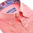 Ledûb Linen-Cotton Blend Faschion Collar Overhemd Rood
