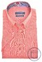 Ledûb Linen-Cotton Blend Faschion Collar Overhemd Rood