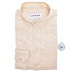 Ledûb Linnen Blend Slim Casual Overhemd Licht Zand