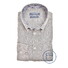 Ledûb Linnen Cotton Button-Down Melange Overhemd Midden Groen