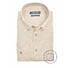 Ledûb Linnen Cotton Mélange Subtle Contrast Details Overhemd Licht Bruin