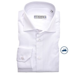 Ledûb Long Sleeve Non Iron Slim Fit Overhemd Wit