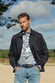 Ledûb Long Sleeve Overshirt Cotton Stretch Overshirt Donker Blauw
