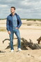 Ledûb Long Sleeve Stretch Double Chest Pocket Overshirt Donker Blauw