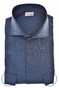 Ledûb Long Sleeve Stretch Double Chest Pocket Overshirt Donker Blauw