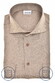 Ledûb Long Sleeve Stretch Double Chest Pocket Overshirt Midden Bruin