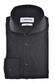 Ledûb Modern Active Stretch Piqué Ton-sur-Ton Details Overhemd Zwart