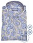 Ledûb Modern Fancy Design Fantasy Shirt Mid Blue