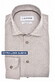 Ledûb Modern Fine Abstract Pattern Extra Long Sleeve 7 Comfort Fabric Overhemd Licht Bruin