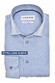 Ledûb Modern Fine Abstract Pattern Extra Long Sleeve 7 Comfort Fabric Overhemd Midden Blauw