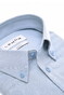 Ledûb Modern FIt Button-Down Fine Jersey Polo Licht Blauw