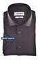 Ledûb Modern Solid Color Jersey Stretch Short Sleeve Overhemd Navy