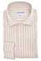 Ledûb Modern Striped Jersey Stretch Shirt Sand