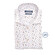 Ledûb Multicolor Dot Ensemble Overhemd Blauw-Oranje