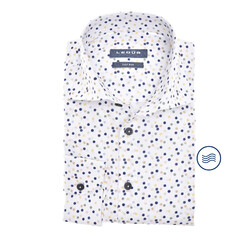 Ledûb Multicolor Dot Ensemble Overhemd Groen-Geel
