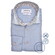 Ledûb Multitone Collar Contrast Overhemd Midden Blauw
