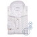 Ledûb Multitone Triangle-Dot Fantasy Overhemd Wit-Beige