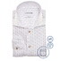 Ledûb Multitone Triangle-Dot Fantasy Overhemd Wit-Beige