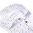 Ledûb Multitone Triangle-Dot Fantasy Overhemd Wit-Blauw