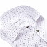 Ledûb Multitone Triangle-Dot Fantasy Overhemd Wit-Blauw