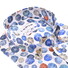 Ledûb Natural Inspired Leaf Pattern Overhemd Blauw-Rood