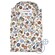 Ledûb Natural Inspired Leaf Pattern Overhemd Bruin-Zand