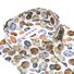 Ledûb Natural Inspired Leaf Pattern Overhemd Bruin-Zand