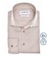 Ledûb Organic Cotton Wide Spread Overhemd Midden Bruin
