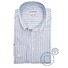 Ledûb Oxford Stripe Overhemd Midden Blauw