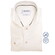 Ledûb Plain Color Non-Iron Cotton Subtle Detail Overhemd Antiekwit-Groen