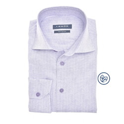 Ledûb Printed Herringbone Fantasy Overhemd Lila