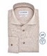 Ledûb Pure Cotton Fine Dot Sophistication Overhemd Midden Bruin