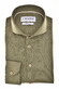 Ledûb Pure Cotton Linnen Look Subtle Contrast Details Overhemd Midden Groen