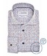 Ledûb Refined Leaf Print Shirt Overhemd Blauw-Rood