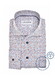 Ledûb Refined Leaf Print Shirt Overhemd Rood-Blauw