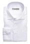 Ledûb Regular Semi-Spread Solid Color Cotton Non-Iron Overhemd Wit