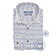 Ledûb Retro Revival Fashion Overhemd Blauw-Geel