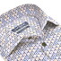 Ledûb Retro Revival Fashion Overhemd Blauw-Geel